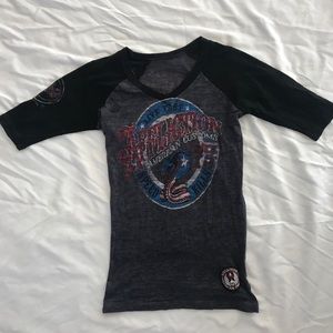 Affliction baseball burnout T